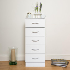 Chest of Drawers 5 Drawer Tall