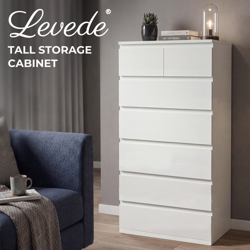 Levede tall chest drawers - chest, of