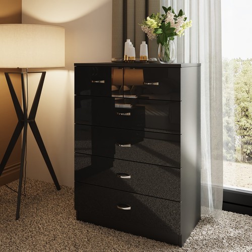 Black high gloss large - high, 6