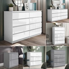 High Gloss Chest of Drawers