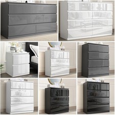 High Gloss Chest Of Drawers