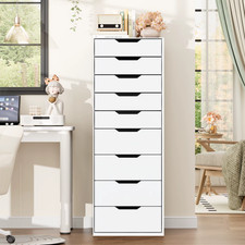 White Chest of Drawers Tall 9